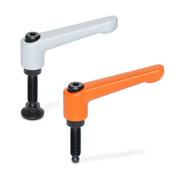Adjustable Levers with Special Tipped Threaded Studs WN 306 / GN 306
